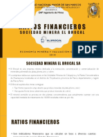 Ratios Financieros El Brocal
