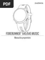 Manual Garmin Forerunner 645 português