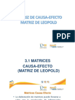 Matrices de Causa Efecto Leopold