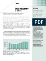 Gasto militar mundial 2017 - Informe SIPRI