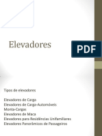 Tipos de elevadores, componentes e normas técnicas