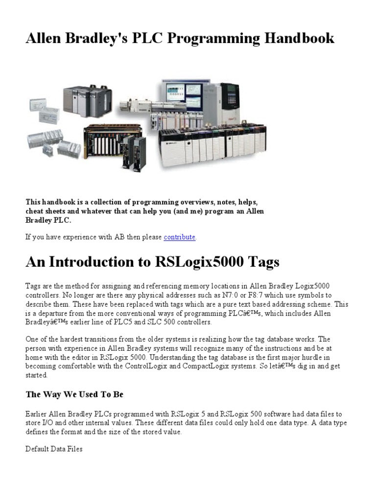 Allen Bradley's PLC Programming Handbook.pdf | Data Type | Emulator