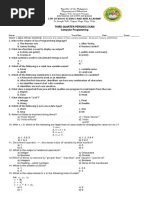 Java Programming 3rd Quarter