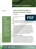 Understanding Self-Regulation: Why Stressed Students Struggle To Learn