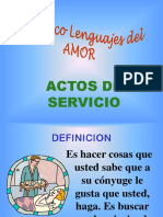 Actos de Servicio