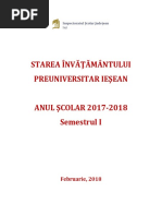 Starea Invatamantului Preuniversitar Iesean Sem 1 2017-2018