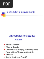 Introduction To Computer Security