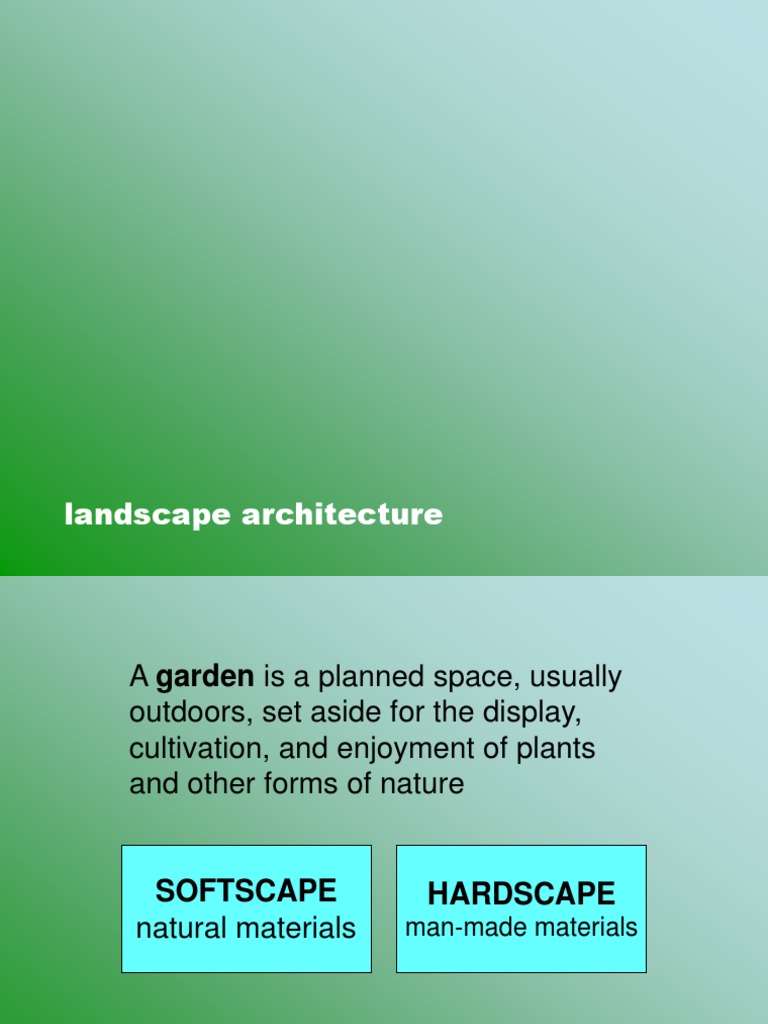 Landscape Architecture PDF | PDF