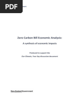 Zero Carbon Bill Economic Analysis Report