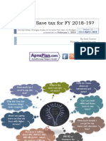 How To Save Tax For Fy 2018 19 PDF