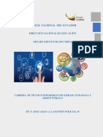 Modulo Tic's Aplicados A La Gestion Policial Iv Ok