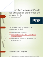 Diagnostico y Evaluación de Los Principales Problemas Del Apredizje