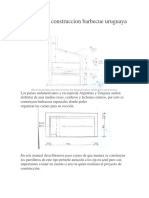 Plano de Construccion Barbecue Uruguaya