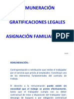 Derecho Laboral II (Derecho Laboral Individual) - Remuneracion Gratificacion Asignacion Familiar