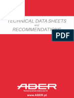 ABER Technical Data Sheets & Recommendations - Hydraulic Power Packs & Units