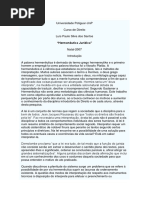 Métodos Hermenêuticos I