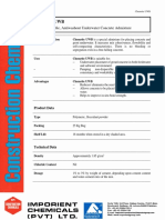 Chemrite UWB: Non-Dispersible, Antiwashout Underwater Concrete Admixture