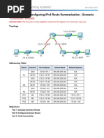 6.4.1.5 Packet Tracer - Configuring IPv4 Route Summarization - Scenario 1 Instructions - IG PDF