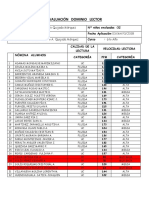 Evaluación Dominio Lector 6basico2018