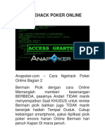 Cara Ngehack Poker Online Bagian 2