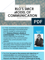 Berlo's SMCR Model of Communication