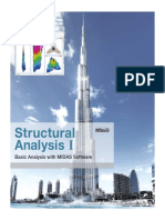 Midas Gen Structural Analysis (Basic)