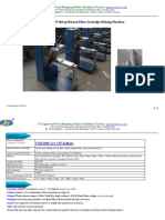 10''+20"string Wound Filter Cartridge Making Machine PDF