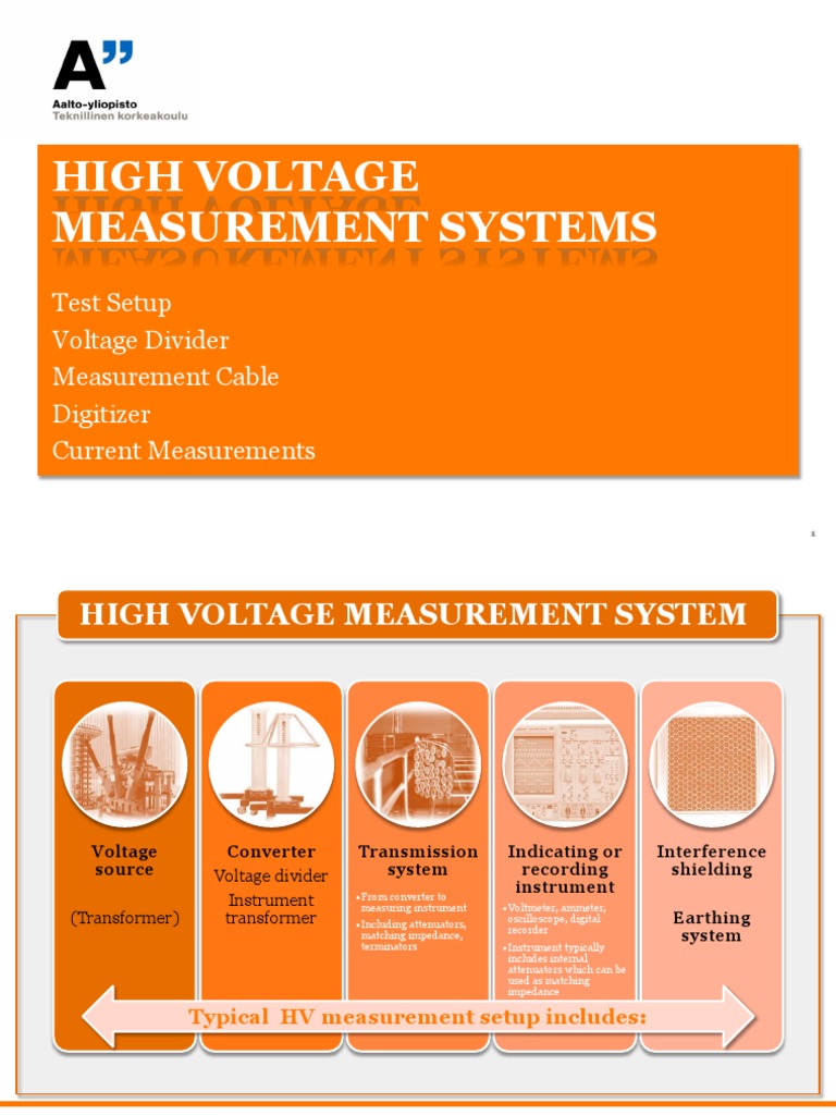 High Voltage Measurement Guide | PDF | Capacitor | Inductance