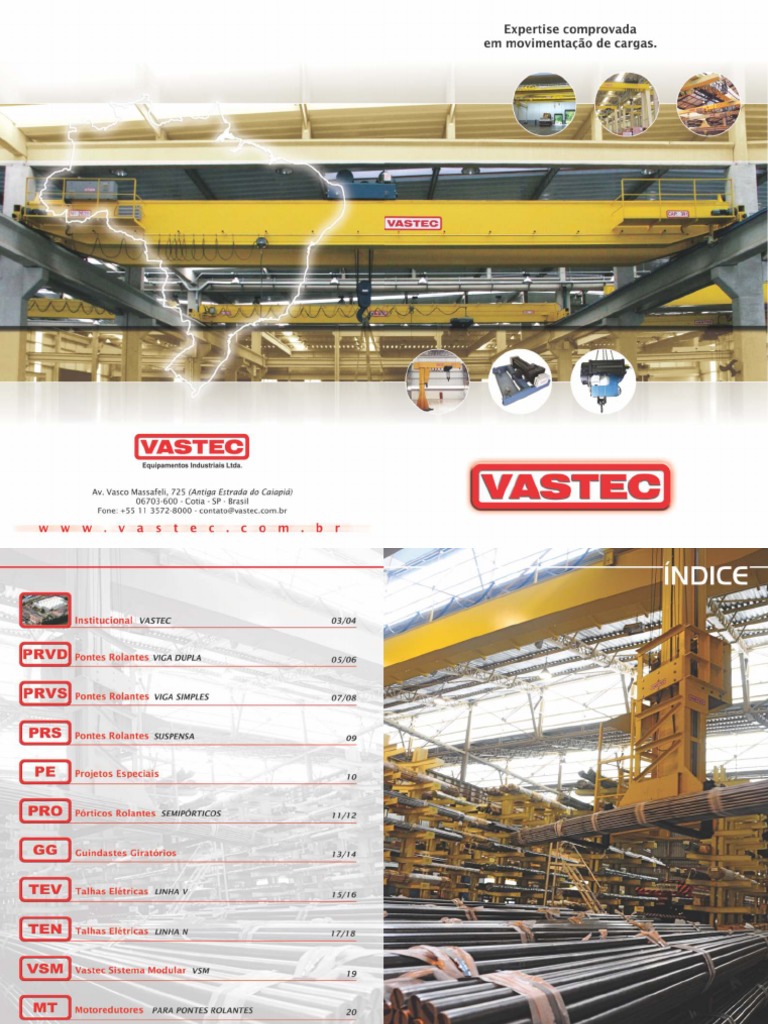 Catálogo Comercial Vastec | PDF | Science | Engenharia
