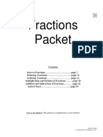 11 Math 550 Fractions Packet 2