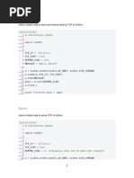 Client: Here's Simple Code To Send and Receive Data by TCP in Python