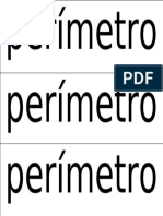 perímetro