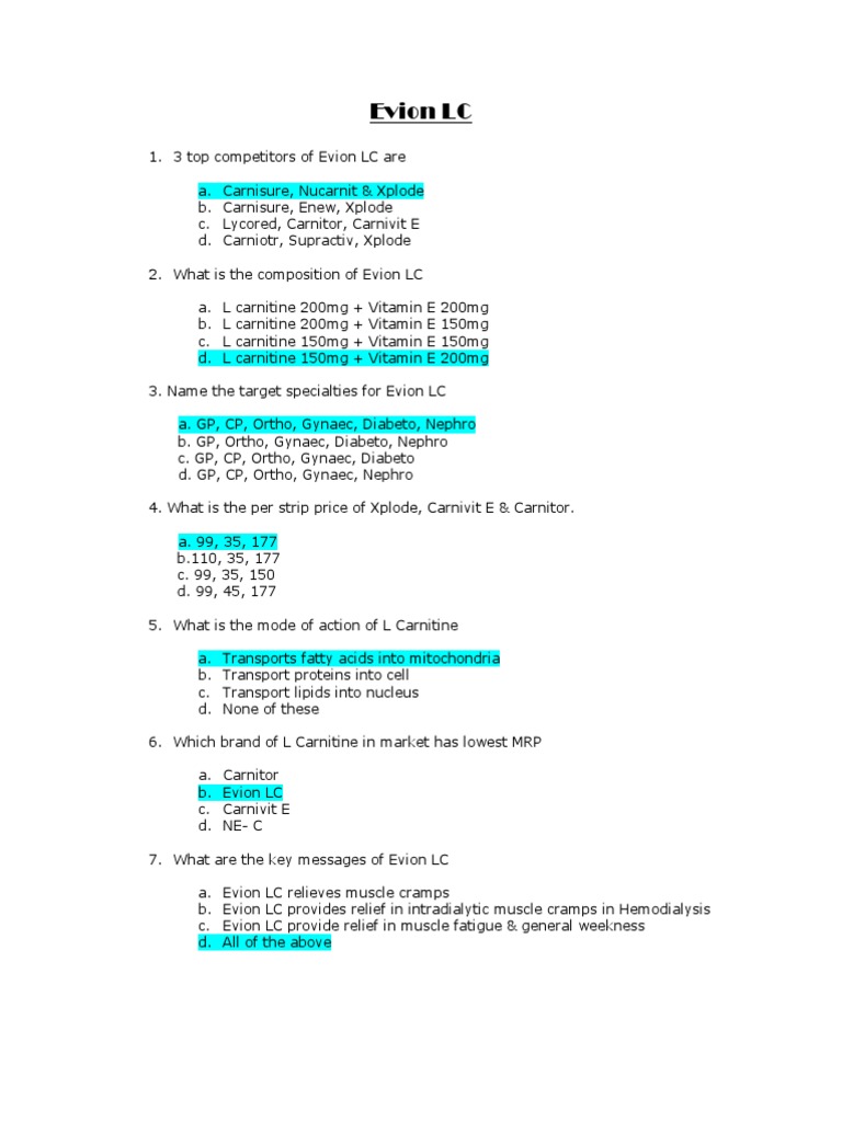 evion l carnitine Expressmed main image 0