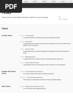 TVUIKit - Apple Developer Documentation