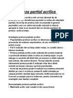 Proteza Partial Acrilica