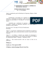Decreto 128 - 2004 Sobre Señalización
