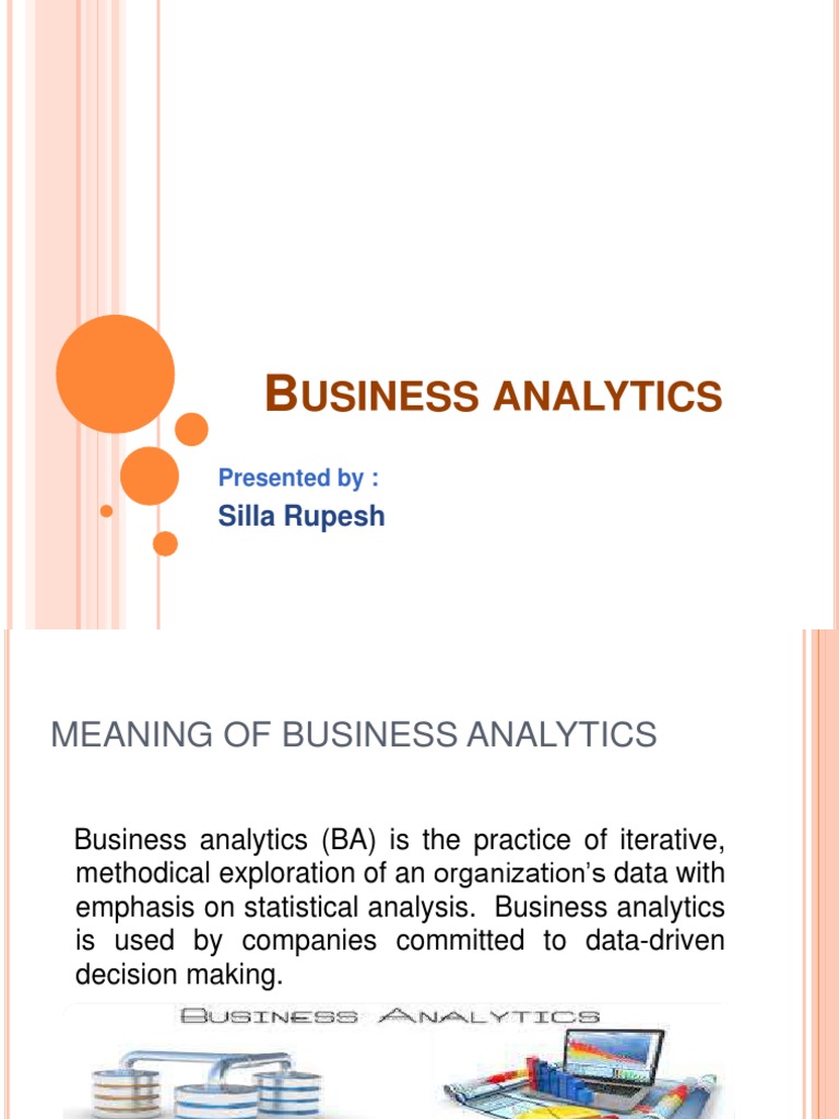 Understanding Business Analytics Essentials | PDF | Analytics | Data