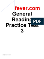 Ieltsfever General Reading Practice Test 3 PDF