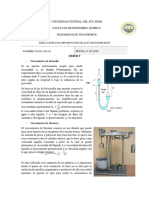 Medición de viscosidad con viscometros de Ostwald, Stormer, Ubbelohde y Cannon-Fenske