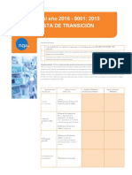 ISO 13485 2016 Transition Checklist - En.es