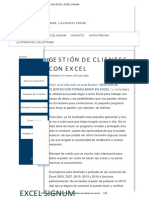 Gestión de Clientes Con Excel - Excel Signum