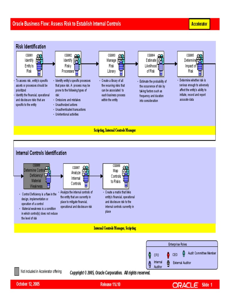 Ebs Assess Risk To Establish Internal Controls Flow Model PDF | PDF ...