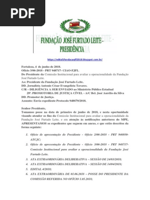 Prt 948681 Fundação Furtado Leite Oficio 3.06-2018
