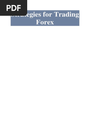 4 Strategies for Trading Forex