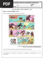 Bloco de Tarefas Lit Red 6 Ano Jun 2018