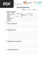 Ficha Psicologica