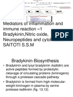 Mediators of Inflammation and Immune Reaction - 1 Bradykinin, Nitric Oxide, Neuropeptides and Cytokines Saitoti S.S.M