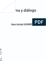 Poema y Dialogo - Gadamer