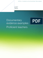 Documentary Evidence Proficient Teachers