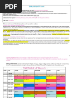 English Unit Plan: Syllables Phonics and Word Knowledge